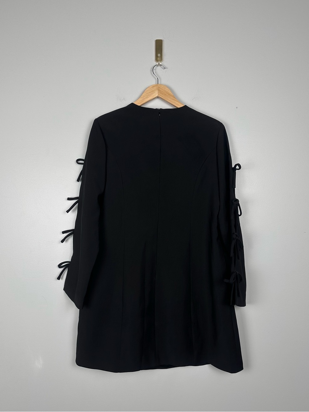 HYACINTH HOUSE Black Bow Sleeve Belinda Mini Dress — NWT - Picture 8 of 11